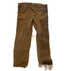 Dickies Brown Carpenter Work pants Mens 38x30